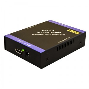 Sowohl der Tranmitter, wie auch der Receiver, des 4K Ultra HD HDMI Glasfaser Extenders HFX von Smart-AVI zeichne sich durch ihre kompakte Bauweise aus.