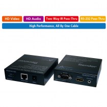 PE3D4K100 von aavara: Das 4K x 2K DVI/HDMI Extender-SET unterstützt unkomprimiertes 4Kx2K (4096x2160p, 4 times Full HD 1080p) und verlägert das HDMI-Signal bis zu 100 Meter unter Verwendung eines einzigen Cat5e/6/7 Kabels.