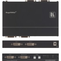 Kramer VM-300HDCP: HDCP konformer Verteilverstärker für DVI-Signale. Nach Neutaktung und Entzerrung wird das Eingangssignal an drei identische Ausgänge verteilt.