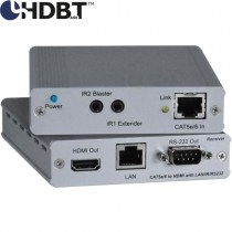NTI ST-C6HDPOE-HDBT-R-LC: 4K HDMI Receiver für HDBaseT Extender/ Kreuzschienen mit PoE, IR, RS232 und Ethernet