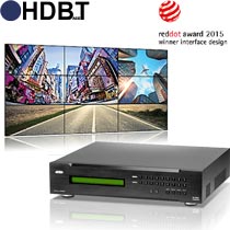 ATEN VM3909H: 9x9 Ultra HD HDMI-HDBaseT Matrix mit Videowall- &#38; Skalierfunktion