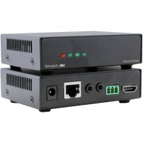 Smart-AVI HDX-Ultimate: 4K HDTV-Signale (HDMI) bis zu 137 m über ein CAT-Kabel verlängern | RS232- und IR- Steuerung | Bi-Direktionale Infrarot Übertragung