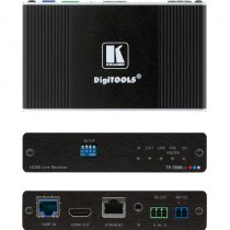 Kramer TP-789Rxr: 4K60 4:2:0 HDMI Empfänger mit HDCP 2.2, Ethernet, RS232, IR und PoE (bidirektional) über HDBaseT mit erweiterter Reichweite (bis 200m)