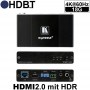 Kramer TP-583T: 4K-HDR-HDMI-Sender mit RS-232- und IR – über HDBaseT mit hoher Reichweite