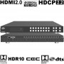UH-1616A: 4K Ultra-HD HDMI 2.0 Kreuzschiene mit ARC & Audio De-Embedding - Unterstützt echtes 4K bei 60Hz (4:4:4)