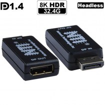 NTI DP-HP-MNTR-SRC: 8K DisplayPort 1.4 EDID Emulator für Headless-Betrieb von PCs, Servern, etc. geeignet