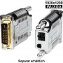 Passende DVI-LWL Sender (ST-1FODVI-L-SC) und Epfänger (ST-1FODVI-R-SC) für den 1x4 DVI-via-LWL Splitter NTI VOPEX FIBER-1X4-SMSC sind separat erhältlich.