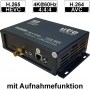 UH-H265-1: 4K @60Hz H.265/ H.264 IP Streaming Encoder mit HDR Unterstützung und Aufnahmefunktion