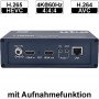 UH-H265-1: 4K @60Hz H.265/ H.264 IP Streaming Encoder mit HDR Unterstützung und Aufnahmefunktion