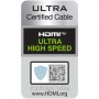 Ultra High Speed HDMI2.1 zertifiziertes Kabel - 10m - Der QR-Code wird von uns aus Sicherheitsgründen im Internet verpixelt, da Konkurrenten diesen in der Vergangenheit schon kopiert haben.