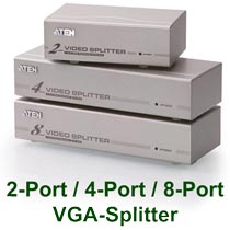 VS-92 / VS-94 / VS-98:  Video Splitter auf 2,4 oder 8 Ausgänge
