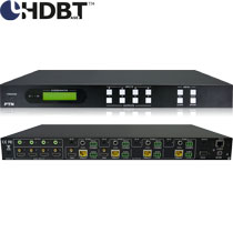 4x4 4K UltraHD HDMI-Matrix mit HDBaseT Technologie: MUH44TP von PTN
