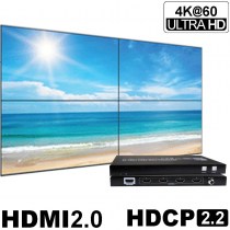 NTI SPLITMUX-VWC-4HD4KI: 2x2 HDMI VideoWall Prozessor für 4K60 Videosignale