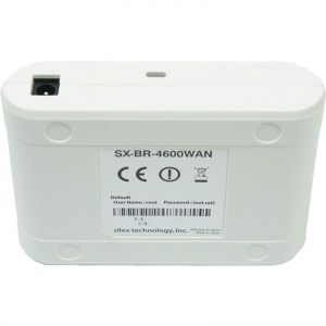 Per nachgeschaltetem Switch bindet der Silex SX-BR-4600WAN bis zu 16 LAN-Geräte in ein 802.1x/Radius-geschütztes WLAN ein.