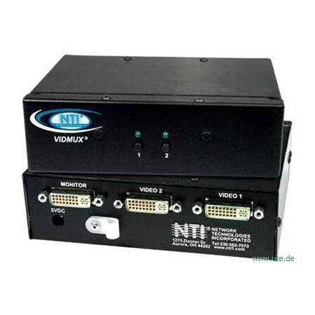 NTI VIDMUX:  2-Port DVI Umschalter