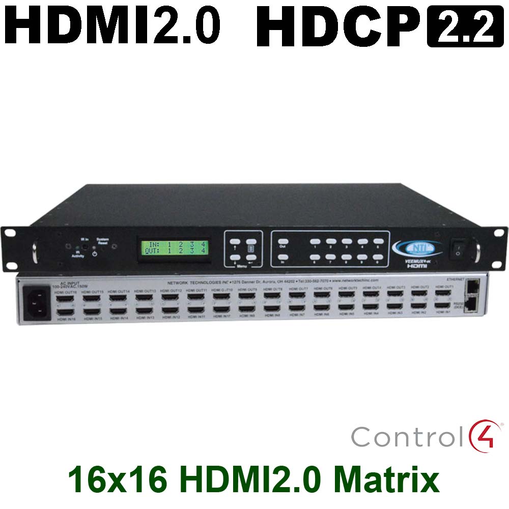 Hdmi Matrixschalter 16x16 4k Hdmi20 Video Matrix Switch 