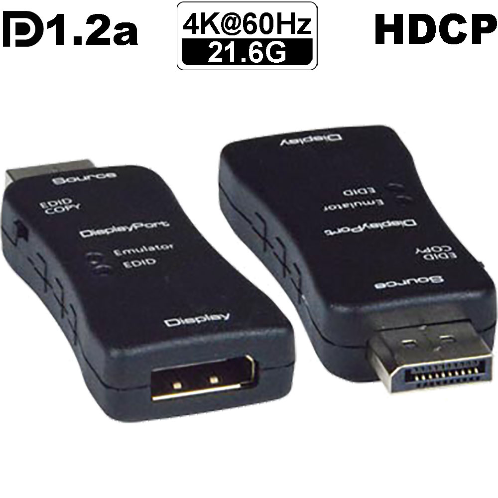 DisplayPort 1.2 21.6G 4K60 EDID Emulator