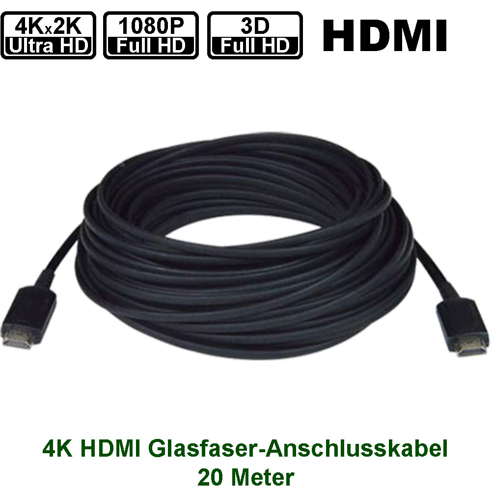 Abgekündigt Xtendex Hd4k Fo 20m Mm Aktives Optisches 4k Hdmi Kabel 20m 